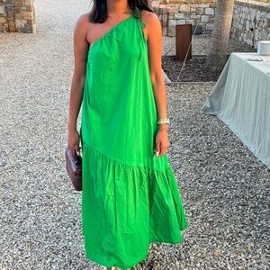 Zara Green Maxi Skirt-
